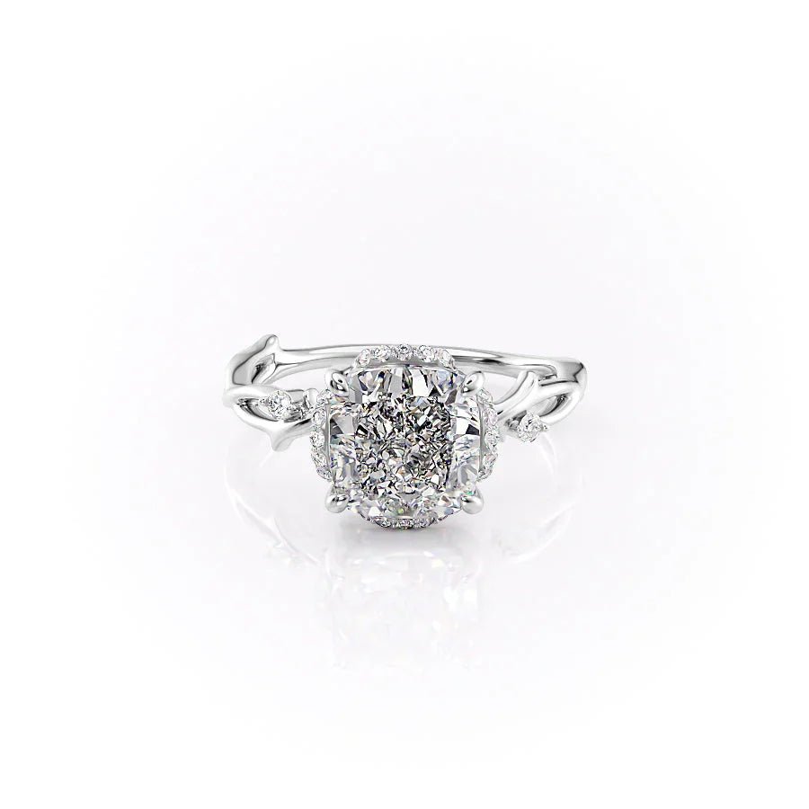 The Halo Twig Set With A 1.0 Carat