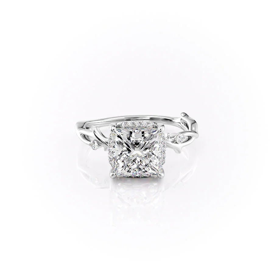 The Halo Twig Set With A 1.0 Carat