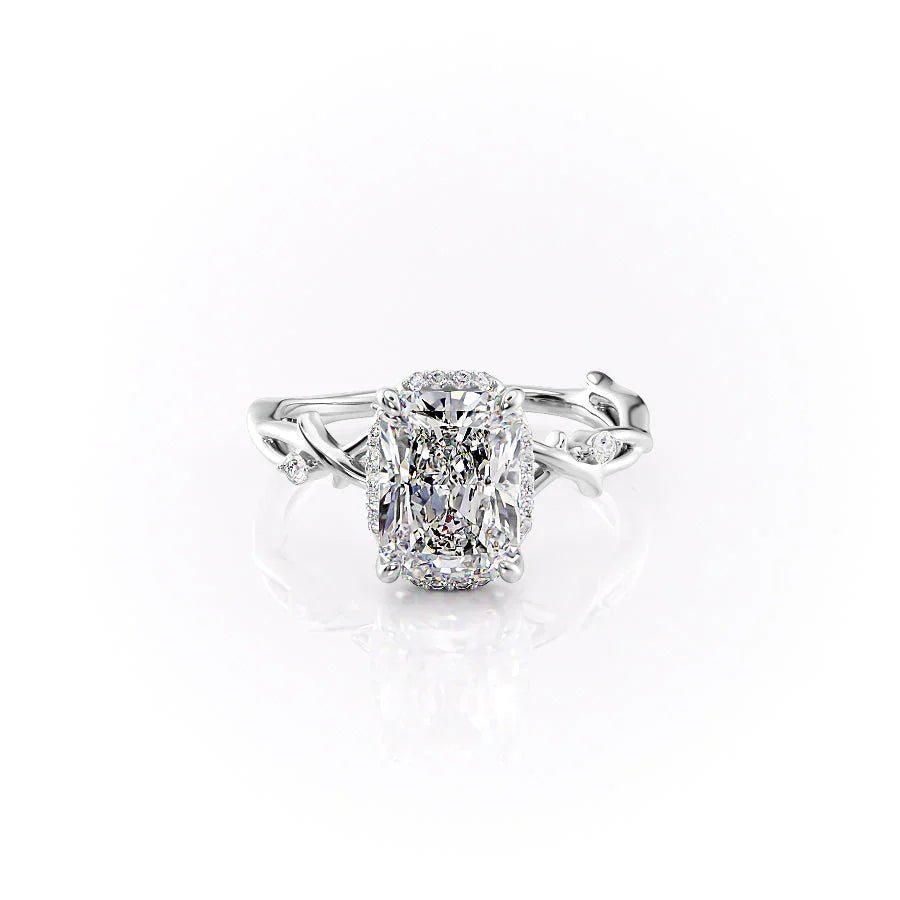 The Halo Twig Set With A 1.0 Carat
