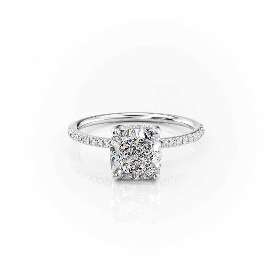 The Pave Sarah Set With A 1.0 Carat