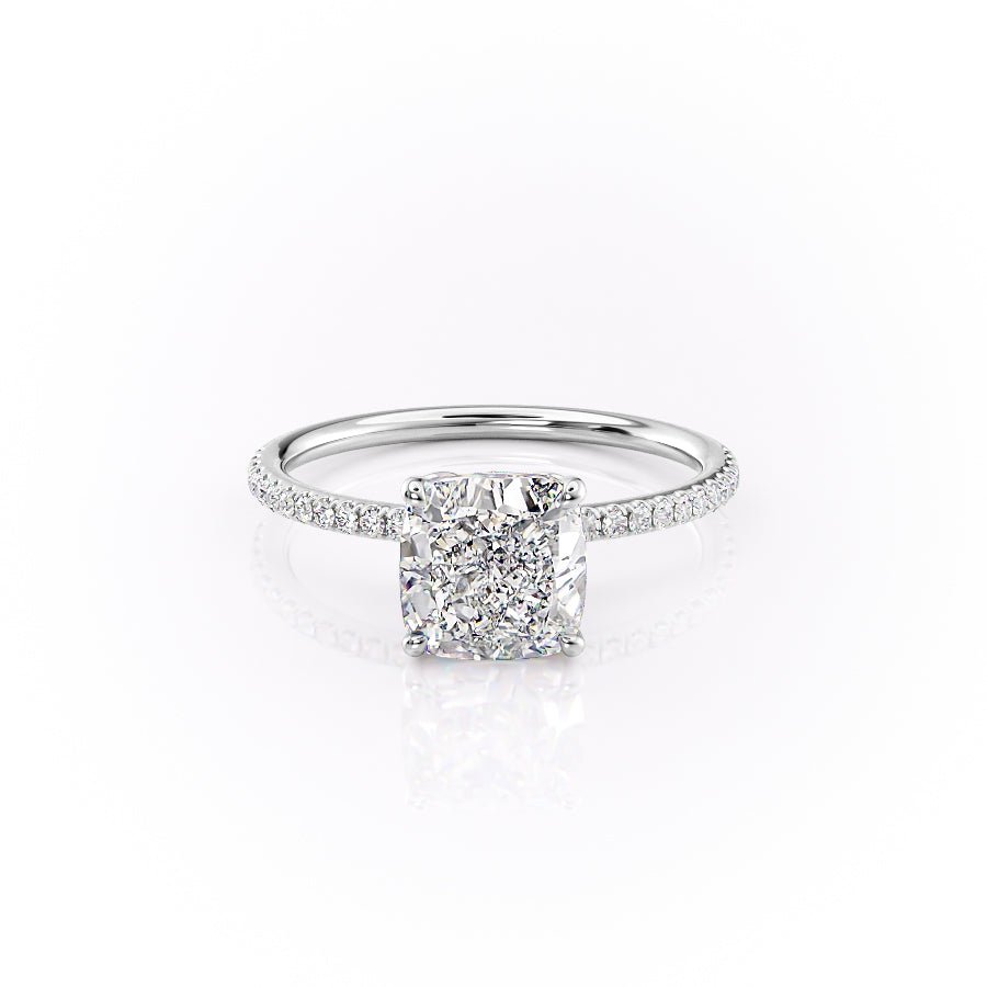 The Pave Lily Set With A 1.0 Carat