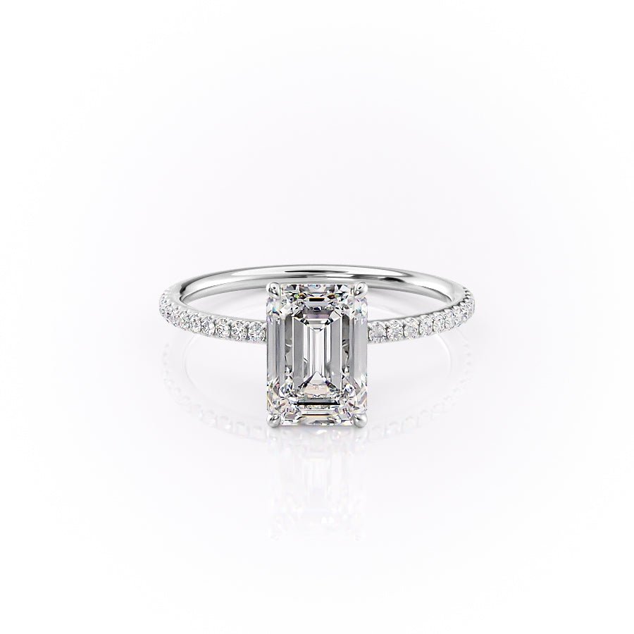 The Pave Lily Set With A 1.0 Carat