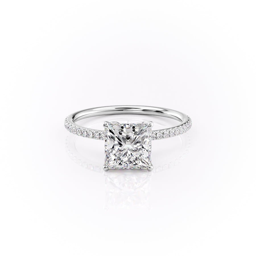 The Pave Lily Set With A 1.0 Carat