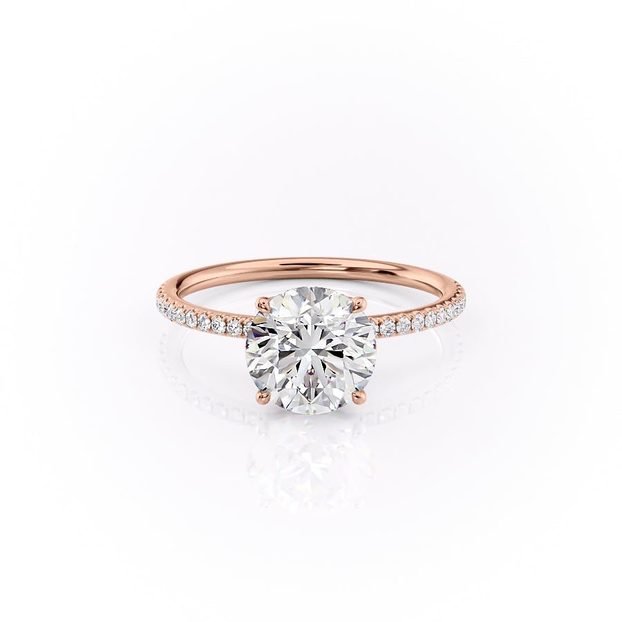 The Pave Lily Set With A 1.0 Carat