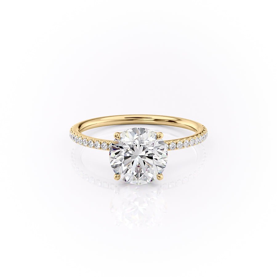 The Pave Lily Set With A 1.0 Carat