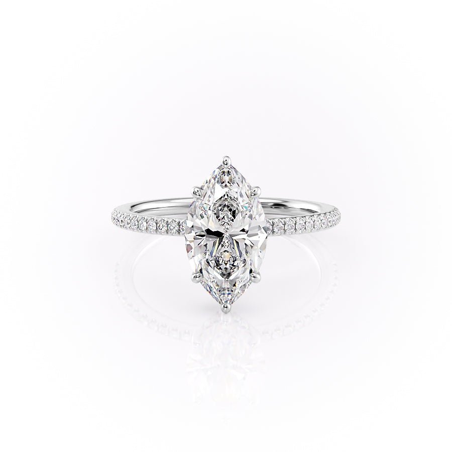 The Pave Margot Set With A 1.0 Carat