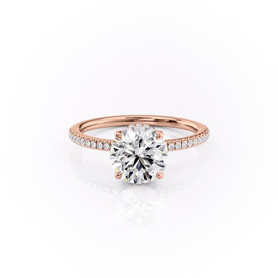 The Pave Margot Set With A 1.0 Carat