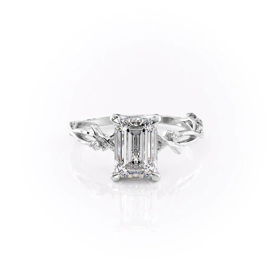 The Textured Twig Set With A 1.0 Carat