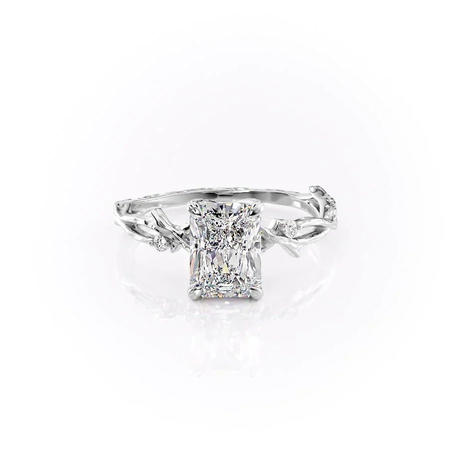The Textured Twig Set With A 1.0 Carat